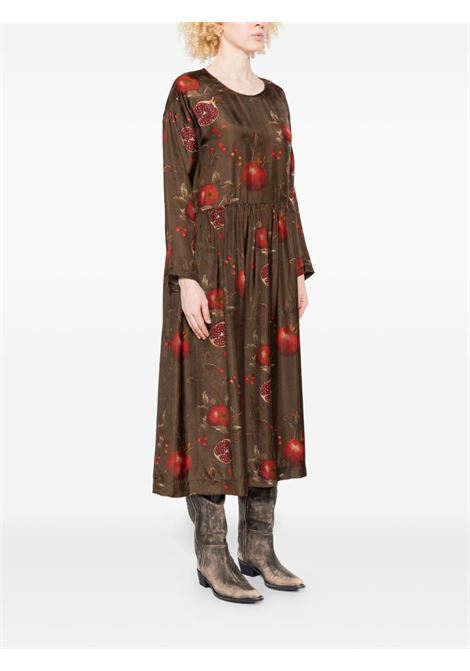 alexa dress woman brown UMA WANG | UP5017UW067